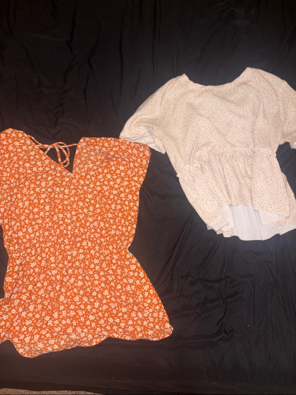 2 babydoll tops bundle